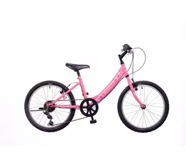 Neuzer Cindy 20"-os gyerekkerékpár, lányka, kontrás, pink virágminta