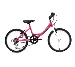 Neuzer Cindy 20" lányka gyermek kerékpár 6 fokozatú váltórendszerrel, magenta/fehér-sárga