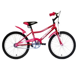 Hauser Puma 20"-os gyerekkerékpár, kontrás, sötét pink