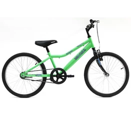 Neuzer Bobby 20&quot;-os gyerekkerékpár kontrás neonzöld/fekete-kék