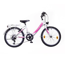 Neuzer Cindy City 20&quot;-os lányka gyerekkerékpár 6 sebességes Shimano váltóval babakék
