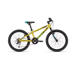 Kellys Lumi 30 yellow 20&quot;-os gyerekkerékpár aluminium váz, 6 fokozatú Shimano TY21 váltó, V-fék,