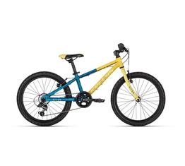 Kellys Kiter 30 Marine Gold 20"-os gyerekkerékpár aluminium vázzal 6 fokozatú Shimano Tourney váltóval és V-fékkel