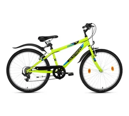 Csepel Mustang 24"-os gyerek kerékpár, fiú, 6 seb. Shimano váltó, zöld