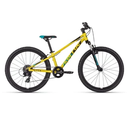 Kellys Kiter 50 Yellow 24"-os gyerekkerékpár 8 fokozatú Shimano TX800 váltóval alumínium vázzal és teleszkóppal