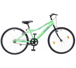 Neuzer Bobby 24&quot;-os gyerekkerékpár 18 sebességes neonzöld/fekete-kék