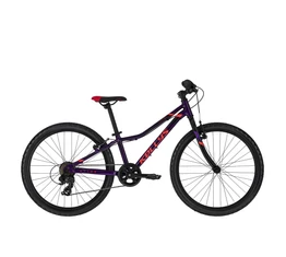 Kellys Kiter 30 Purple 24&quot;-os gyerekkerékpár 7 fok. Shimano TY300 váltó, aluminium váz, V-fék,
