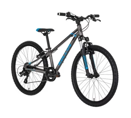 Kellys Kiter 50 Titanium Blue 24&quot;-os gyerekkerékpár 8 fokozatú Shimano TY500 váltó, alumínium váz, V-fék