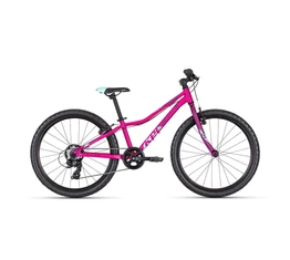 Kellys Kiter 30 Pink 24"-os gyerekkerékpár 7 fok. Shimano TY300 váltó aluminium váz V-fék