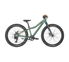 Scott Roxter 24 gyerekkerékpár 8 fokozatú Shimano TX800 váltóval merevvillás tárcsafékes zöld uni