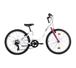 Neuzer Cindy 24-es lány gyerek kerékpár 7 sebességes Shimano váltó fehér/magenta