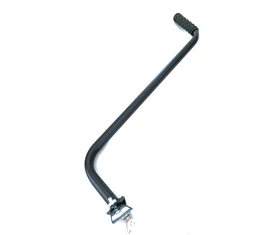 Tolórúd gyerek kerékpárhoz nyeregcsőre rögzíthető fekete gyorszáras