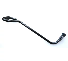 Tolórúd gyerek kerékpárhoz nyeregcsőre gyorszáras fekete, szivacs markolattal