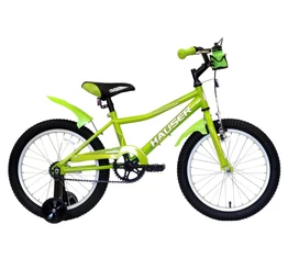 Hauser Puma 18&quot;-os gyerekkerékpár, kontrás, zöld