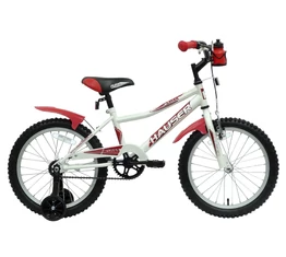 Hauser Puma 18&quot;-os gyerekkerékpár, kontrás, fehér