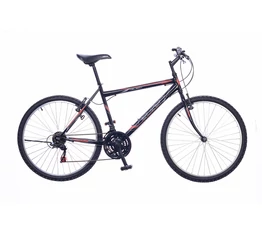 Neuzer Nelson férfi MTB kerékpár 18sebességes, fekete/piros 17&quot;