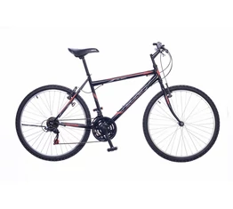 Neuzer Nelson férfi MTB kerékpár 18sebességes, fekete/piros 19&quot;