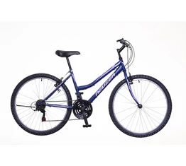 Neuzer Nelson női MTB kerékpár 18sebességes, matt kék-lila-rózsaszín 19"
