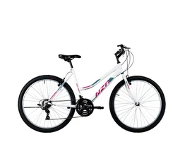 Neuzer Nelson 18 női MTB kerékpár 18sebességes, fehér/pink 19"