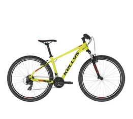 Kellys Spider 10 Neon Yellow MTB 26&quot; kerékpár 21 fokozazú Shimano TY300 váltó, V-fék, XS/ 15,5&quot;