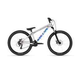 Kellys Whip 10 Silver extrém 26" dirt kerékpár 7 fokozatú Acera váltóval mechanikus tárcsafékkel L-es