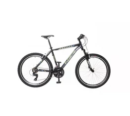 Neuzer Mistral 30 férfi aluvázas 26-os MTB kerékpár, teleszkóp, 21 sebességes fekete/neon/türkiz 15&quot;