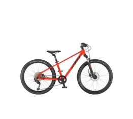 KTM Wild Speed 24&quot;-os gyerekkerékpár 9 fokozatú Altus váltó, fire orange, 31cm