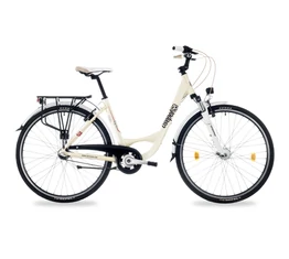 Csepel Signo 28"-os városi kerékpár Shimano Nexus 7 fokozatú agyváltó, női, krém 17"