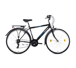 Csepel Landrider férfi trekking kerékpár Shimano RS/TX váltó, duplafalú abroncs, fekete 19"