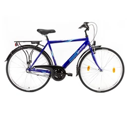 KERÉKPÁR TREKKING CSEPEL LANDRIDER N3 FFI SÖTÉTKÉK 19&quot;