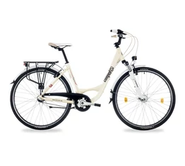 Csepel Signo 28"-os városi kerékpár Shimano Nexus 3 fokozatú agyváltó, női, krém 17"