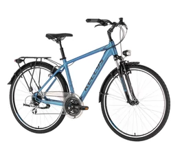 Kellys Carson 30 Blue férfi trekking kerékpár 24 fokozatú Shimano Altus váltó, V-fék, S/17"