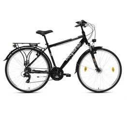 Csepel Traction 150 férfi trekking kerékpár, alumínium váz, 21 fokozatú, férfi, fekete 21"