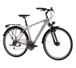Kellys Carson 50 Grey férfi trekking kerékpár 24 fokozatú Shimano Acera váltó, V-fék XL/23&quot;