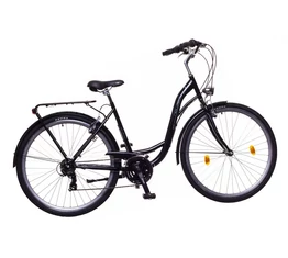 Neuzer Ravenna 30 női trekking kerékpár fekete/kék-szürke 19" monovázas