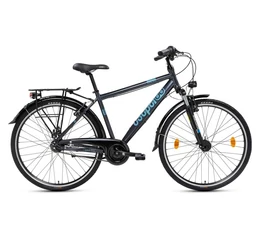 Csepel Spring 200 férfi trekking kerékpár, alumínium váz, 7 fokozatú Nexus agyváltó, szürke, 19"