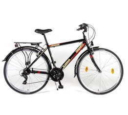 Csepel Landrider férfi trekking kerékpár alu váz Shimano RS/TX váltó duplafalú abroncs fekete 21"