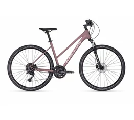 Kellys Pheebe 30 Rose Gold női cross kerékpár 18 fokozatú Cues váltó, Shimano hidraulikus tárcsafék, S/17"