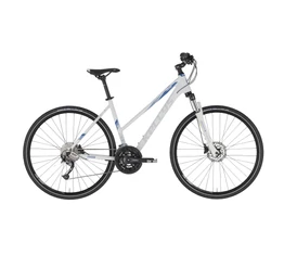 Kellys Pheebe 30 White női cross kerékpár 27 fokozatú Alivio váltó, Shimano hidraulikus tárcsafék, S/17"