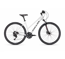 Kellys Pheebe 50 White női cross kerékpár 18 fokozatú Cues váltó Shimano hidraulikus tárcsafék S/17"