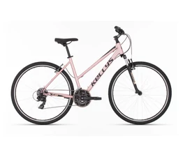 Kellys Clea 10 Rose Gold női cross kerékpár 21 fokozatú TY300 váltó, V-fék 17&quot;