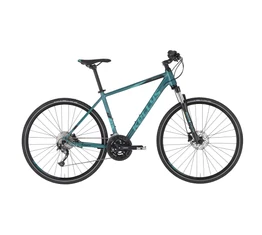 Kellys Phanatic 30 Teal cross kerékpár 27 fok. Alivio váltó, Shimano hidraulikus tárcsafék M/19"