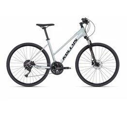 Kellys Pheebe 20 White női cross kerékpár 27 fokozatú Altus váltó, Shimano hidraulikus tárcsafék S/17"