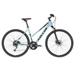 Kellys Pheebe 10 Sky Blue női cross kerékpár 27 sebességes Alivio váltó, M