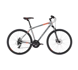 Kellys Cliff 70 Grey cross kerékpár 24 fokozatú EF510/TX800 váltó, mechanikus tárcsafék, 19"
