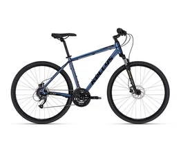 Kellys Cliff 90 Thunderstorm Blue cross kerékpár 24 fokozatú Shimano Altus váltóval és hidraulikus tárcsafékkel 17"
