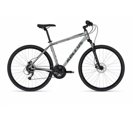 Kellys Cliff 90 Medium Grey cross kerékpár 24 fokozatú Shimano Altus váltóval és hidraulikus tárcsafékkel 21"