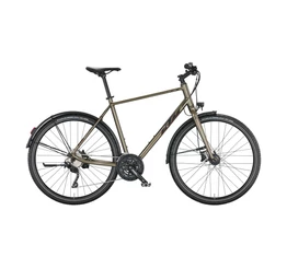 KTM X-Life Action Street férfi cross kerékpár 30 fokozatú Deore váltó, tárcsafék, merev villás, oak (fekete) 56cm