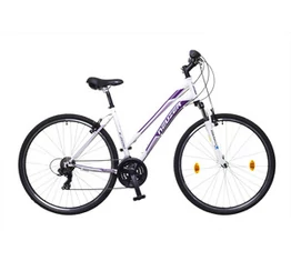 Neuzer X-Series női cross kerékpár Shimano TY300, duplafalú abroncs, fehér/lila/mályva, 48cm/19"