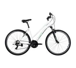 Neuzer X-Zero női cross kerékpár Shimano TY300 duplafalú abroncs fehér/menta 44cm/17"
